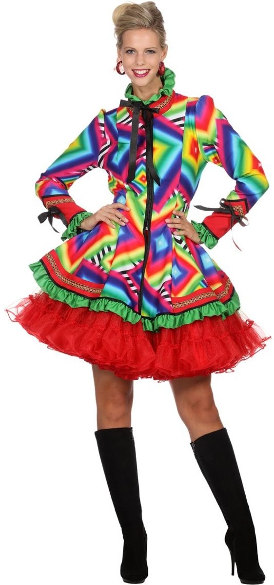 Jaren 80 & 90 Kostuum | Jas Disco Mazzo Vrouw | Maat 40 | Carnaval kostuum | Verkleedkleding